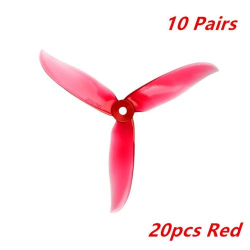 Hélice À 3 Lames Cw Ccw Adaptée Aux Drones Rc Fpv Racing, Accessoires D'Avion Durables Et Pratiques-Générique