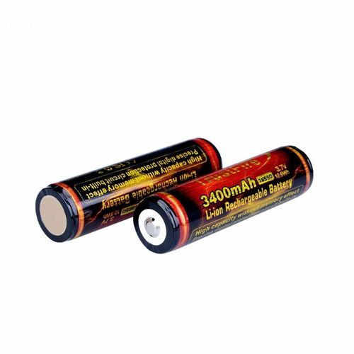 lot de 2 piles boutons, 3.7V, 3400mAh, 18650, Li-ion, rechargeables, pour lampe de poche LED, haut-parleur, Mini ventilateur, batterie externe, DIY