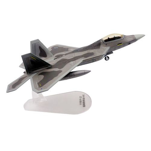 Hélicoptère De Chasse F22 1:100, Modèle D'Armée, Avion Et Stand D'Affichage, Étagère De Table Pour La Maison, Décoration D'Armoire, Cadeau À Collectionner, Ornements