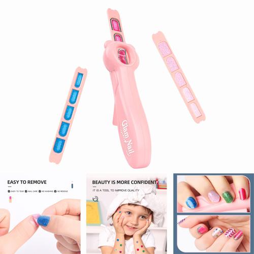 Machine À Ongles Et Autocollants De Manucure Pour Filles, Jeu De Simulation De Princesse En Toute Sécurité