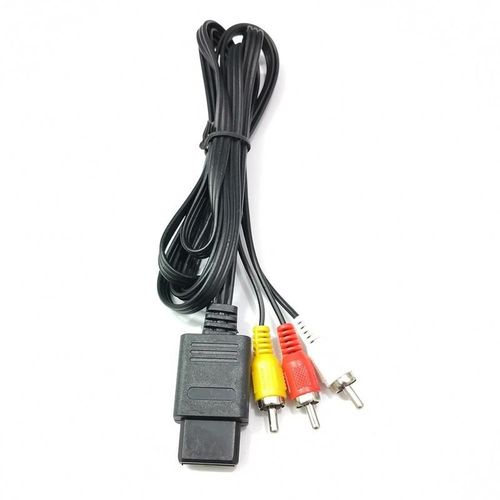 Câble Av Composite Pour Nintendo 64, Audio Et Vidéo, Pour Gamecube Rca, Accessoire Pour N64 Et Super Pour Sne A7y9