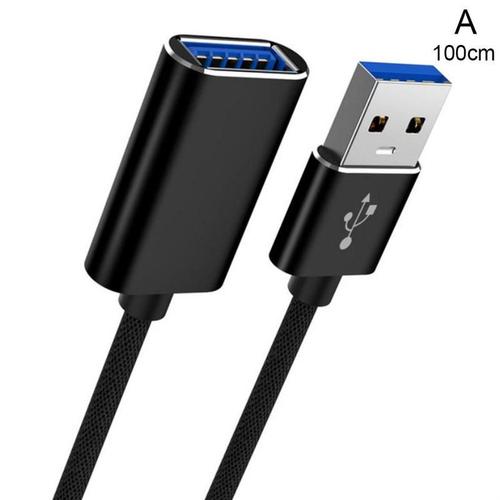 Câble USB 3.0 mâle-femelle universel, câble d'extension pour synchronisation de données, disque de données dur pour Mobile Y6B5, 1m/2m