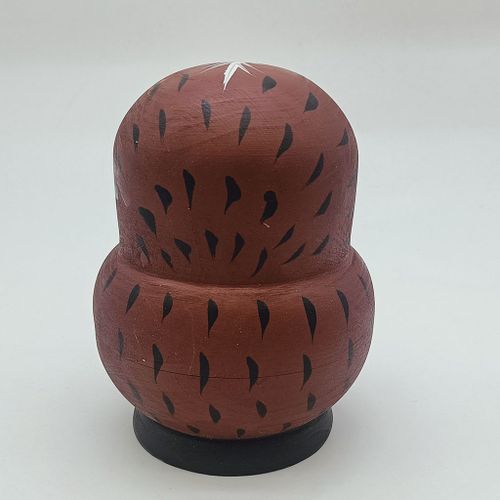 Hibou Miniature De Dessin Animé En Bois, 10 Pièces, Poupées Gigoteuses Russes
