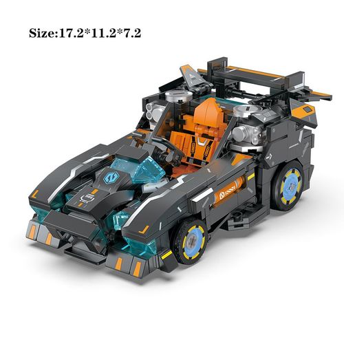 Briques De La Série Kart Racing, Jouets Universels, Poupées De Personnage Marathon, ¿Ufs Préservés, Blocs De Construction De Voitures, Mini Kit Modèle Moc
