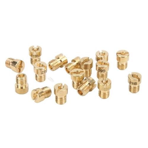 Tmishion Buse De Gicleur Principale De Carburateur 16pcs Scooters Main Jet Buse Carburateur Carb Main Jet Kit Remplacement Pour Pwk