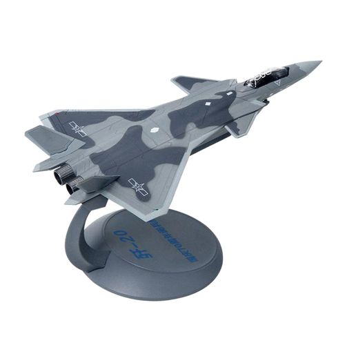 Avion Chinois J20 En Alliage À Échelle 1/144, Avion Avec Support, Cadeau Pour Enfants