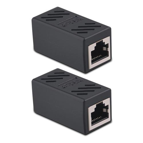 2/5pc Rj45 Connecteur Network Extender Ethernet Câble Rj45 Adaptateur D'Extension D'Interface De Gigabit Femelle À Femelle Connecteur Réseau