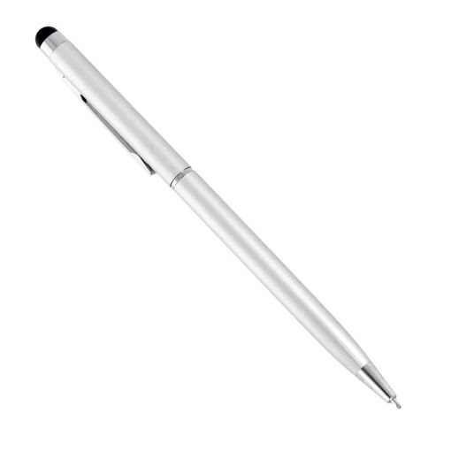 Stylo bille et Stylet gris pour écran tactile