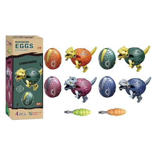 Oeufs De Dinosaure Déformables À Monter Soi-Même, Jouets De Construction De Tiges, Puzzle À Assembler, Pour Garçons