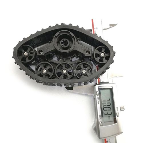 4 Pièces/Ensemble Roues De Piste Pour Camion Militaire, Pneus Neige, Pièces De Rechange Pour Voiture À Chenilles Rc, Bricolage, Accessoires De Mise À Niveau Modifiés