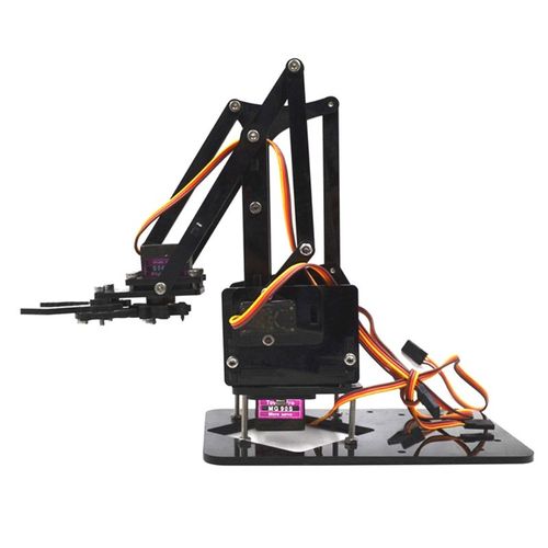 Bras Mécanique, Griffe De Robot Pour Makerspace, Assemblage De Bricolage, Utilisé Par Les Étudiants, Bras Mécanique Facile À Utiliser