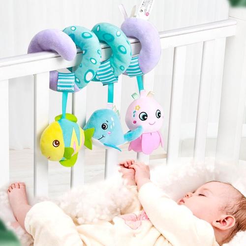 Jouet Mignon De Poussette Pour Bébé, Berceau, Hochet, Cloche, Dessin Animé, En Peluche, De Sécurité, Pour Garçons Et Filles