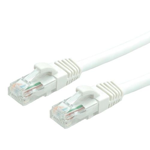 VALUE - Cordon de raccordement - RJ-45 (M) pour RJ-45 (M) - 1.5 m - UTP - CAT 6 - sans halogène, moulé, bloqué - blanc