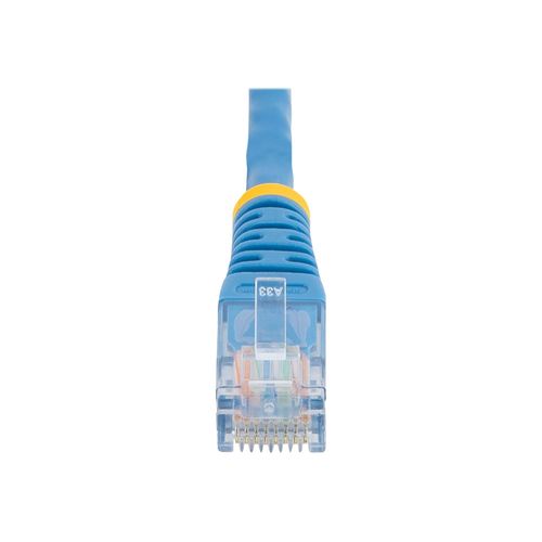 StarTech.com Cat5e Ethernet Cable - 3 ft - Blue - Patch Cable - Molded Cat5e Cable - Short Network Cable - Ethernet Cord - Cat 5e Cable - 3ft (M45PATCH3BL) - Cordon de raccordement - RJ-45 (M)...