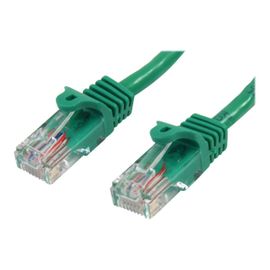StarTech.com Câble réseau Cat5e UTP sans crochet de 3 m - Cordon Ethernet RJ45 anti-accroc - Câble patch - M/M - Vert - Cordon de raccordement - RJ-45 (M) pour RJ-45 (M) - 3 m - UTP - CAT 5e -...