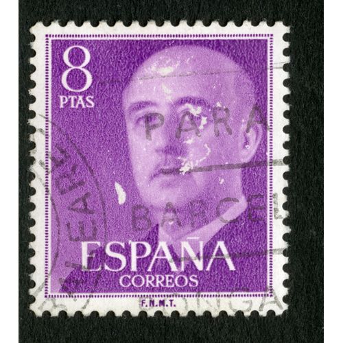 Timbre Oblitéré Espana, Correos, 8 Ptas