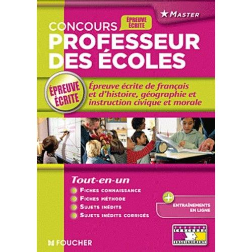 Concours Professeurs Des Écoles - Epreuve Écrite De Français Et D'histoire-Géographie Et Instruction Civique Et Morale