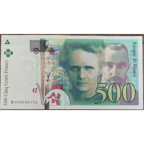 Billet De 500 Francs Pierre Et Marie Curie 1994 France M030686176