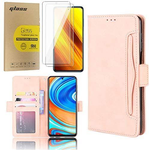 Coque Samsung A31 Etui Samsung A31 Étui Housse Coque Pour Samsung Galaxy A31 Antichoc Portefeuille Etui En Cuir Pu Premium Housse Pour Samsung Galaxy A31 (Rose)