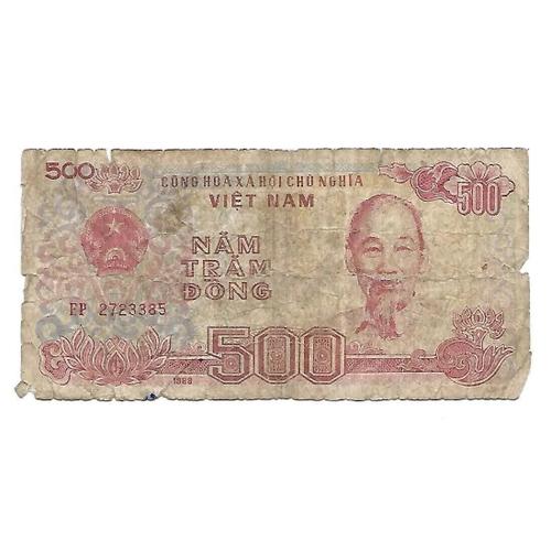 Billet 500 Dong 1988 Vietnam