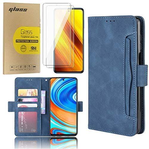 Coque Samsung S8 Plus Etui Samsung S8 Plus Étui Housse Coque Pour Samsung Galaxy S8 Plus Antichoc Portefeuille Etui En Cuir Pu Premium Housse Pour Samsung Galaxy S8 Plus(Bleu)