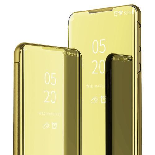 Coque Xiaomi 11t Miroir Etui Housse Coque Pour Xiaomi 11t Antichoc Etui Folio Pour Xiaomi 11t Pour Xiaomi 11t - Jaune