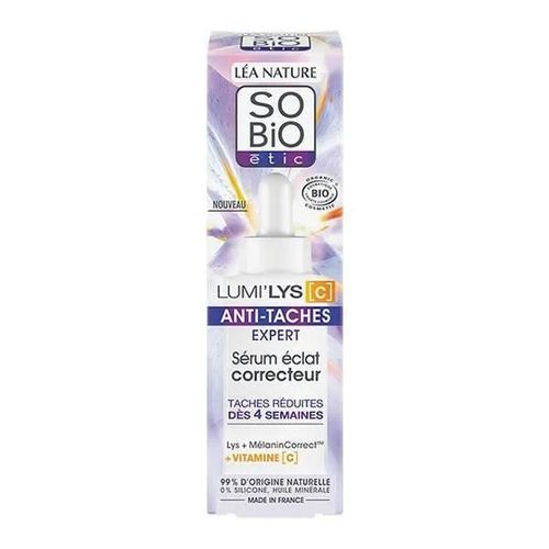 Léa Nature So Bio Étic Lumilys C Sérum Éclat Correcteur Anti-Tâches Bio 30ml 