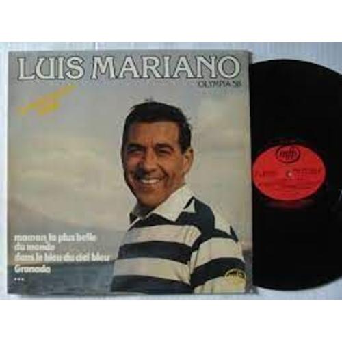 Luis Mariano Disque Vinyle 33 Tours Olympia 58.