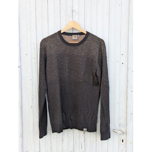Pull Carhartt Homme - Bleu Gris Beige Motifs - Taille L