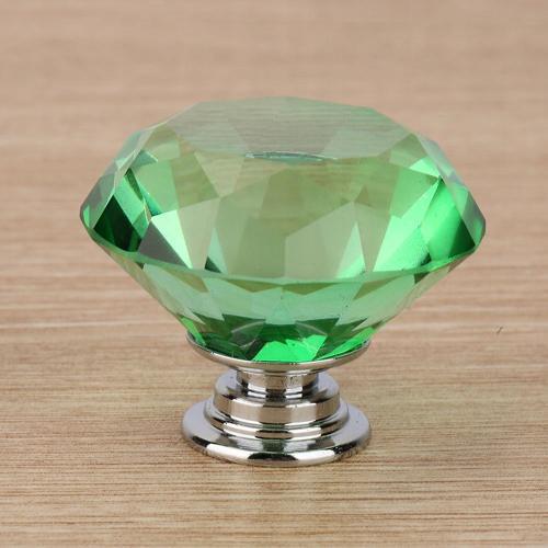 1pc Verre Cristal En Forme De Diamant