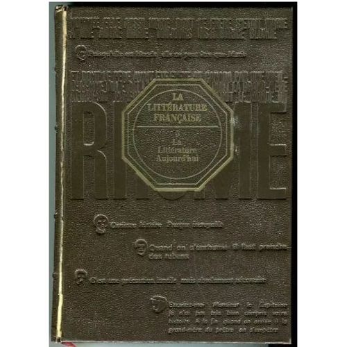 La Littérature Française - Tome 5 : La Littérature Aujourd'hui