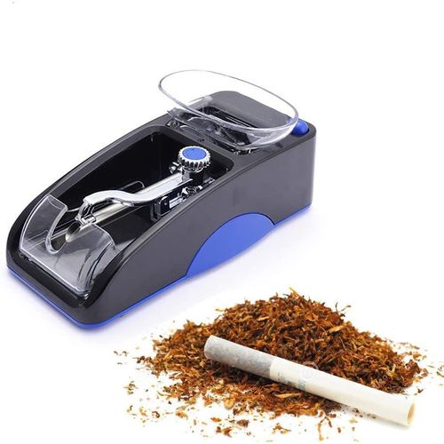 Tubeuse Électrique Automatique Machine À Tuber Les Cigarettes Cadeau Classic No?L Anniversaire Pour Homme Père(Bleu)