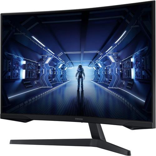 Samsung Odyssey G5 C32G55TQBU - G55T Series - écran LED - incurvé - 32" - 2560 x 1440 WQHD @ 144 Hz - VA - 300 cd/m² - 2500:1 - HDR10 - 1 ms - HDMI, DisplayPort - noir