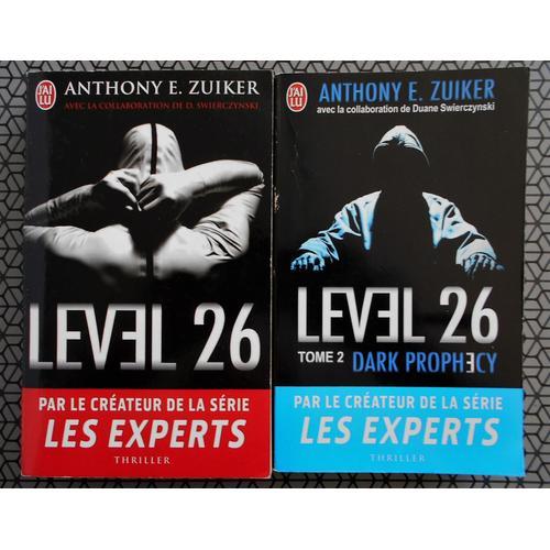 Lot De 2 Livres Roman Level 26 Tome 1 & 2 Anthony E. Zuiker J'ai Lu Thriller