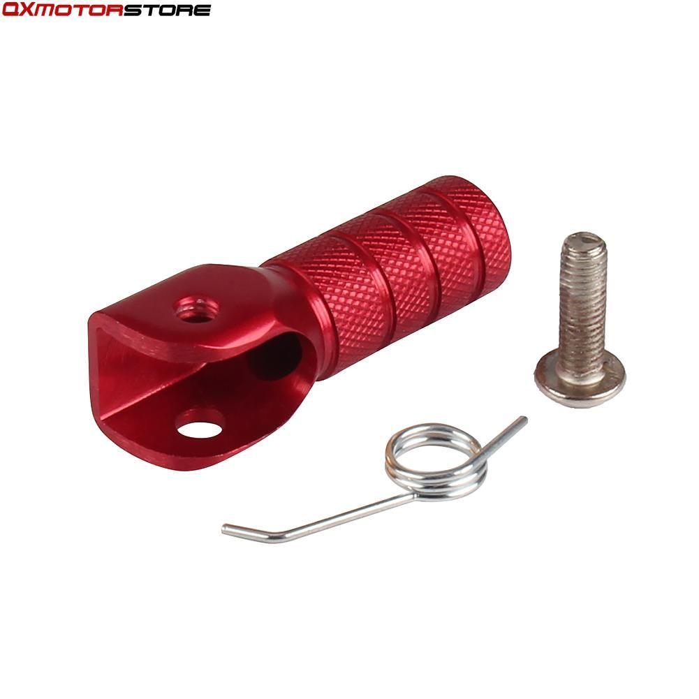 Pédale de changement de vitesse Moto Pédale de changement de vitesse en  aluminium Levier de vitesse rouge (rouge) (1pcs)