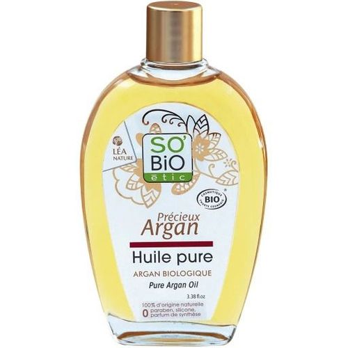 Huile Pure D'argan Bio - So Bio (Par Léa Nature) 50ml - Pure 100% Naturel 
