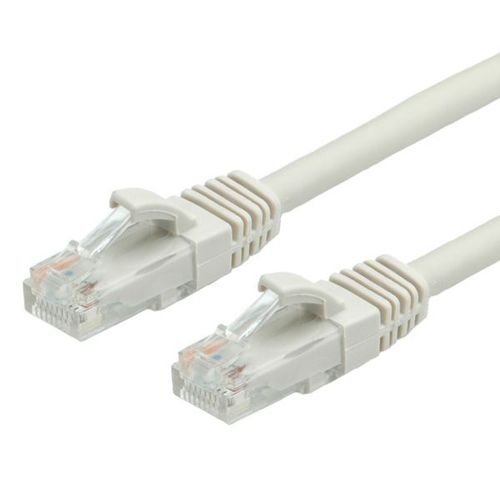 VALUE - Cordon de raccordement - RJ-45 (M) pour RJ-45 (M) - 50 cm - UTP - CAT 6 - sans halogène, moulé, bloqué - gris
