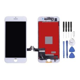 Ecran Iphone 8 Blanc Lcd Complet Avec Kit Outils De Réparation Qualité Prenium