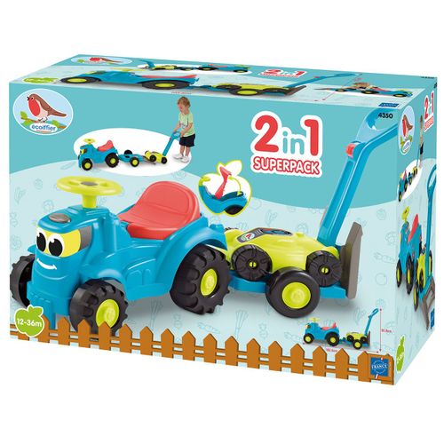Garden And Season Tracteur Remorque + Tondeuse