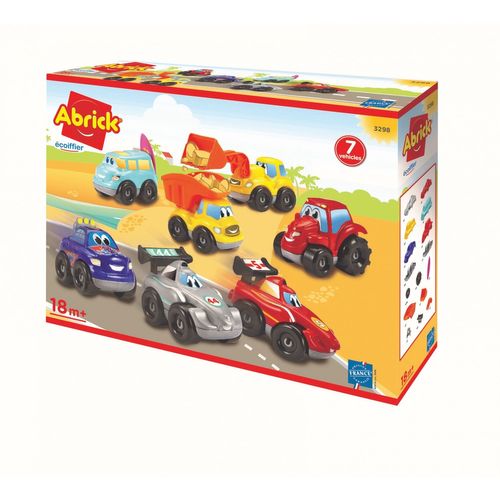 Abrick Coffret 7 Véhicules Fast Car