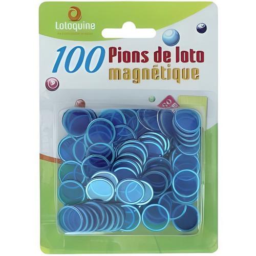 Jeu De Société - Lotoquine - 100 Pions De Loto Magnétiques - Pour Enfants À Partir De 3 Ans - Intérieur