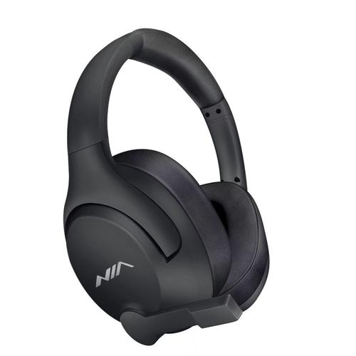 Casque Bluetooth sans fil, pliable sur l'oreille avec microphone, casque  stéréo à basses profondes avec cache-oreilles doux à mémoire de forme pour  iPhone/téléphone portable/PC (noir)