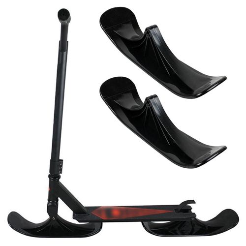 Trottinette De Ski Pour Enfants, 2 Pièces, Planche À Roulettes, Scooter De Traîneau, Cyclisme D'hiver Universel, Pièces De Rechange De Roues