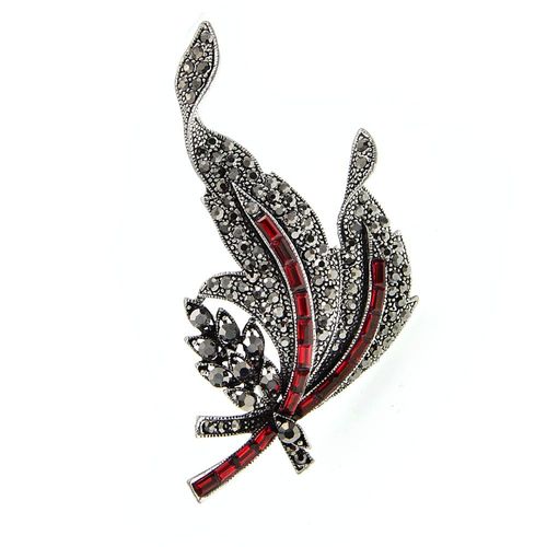 Broche En Forme De Feuille Avec Strass Pour Femme, Vintage, Couleur Noire, Style Coréen, Accessoires D'hiver, Bon Cadeau