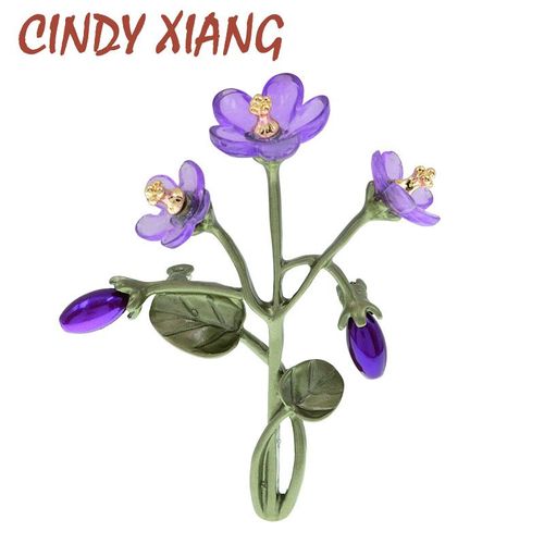 Broches En Métal Pour Femmes, Feuille Verte, Fleur Violette, Perle, Violet, Bijoux De Fête, Cadeaux, Nouvelle Collection