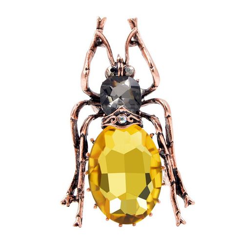 Broche En Verre Pour Femmes, 2 Couleurs Au Choix, Style Vintage, Cool, Coccinelle, Bijoux À La Mode, Nouvelle Collection 2018