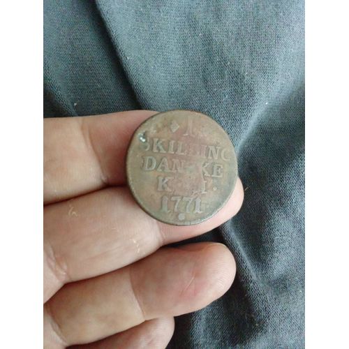 Monnaie 1 Skilding Danemark 1771