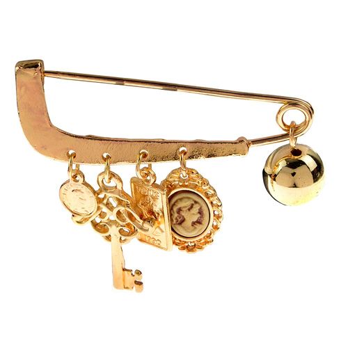 Broche En Métal Pour Femme, Accessoire De Mode, Style Vintage, Pendentif, Figure De Dessin Animé, Manteau, Bijoux, Hiver