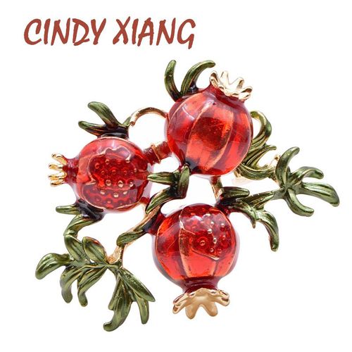 Broche D'automne En Grenade Rouge Pour Femmes, Broche En Émail, Fruit, Accessoires Pour Manteau, Nouveau Design, Bon Marché, Cadeau, 2020