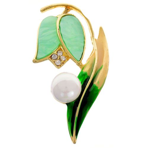 Broches En Émail Pour Femmes, 3 Couleurs Disponibles, Lotus, Prunier, Grande Feuille, Perle, Fleur De Mariage, Nouveaux Bijoux